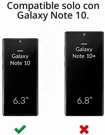 Vista 2 de Crave Funda para Note 10, funda de protección fuerte para Samsung Galaxy Note 10 - Pizarra