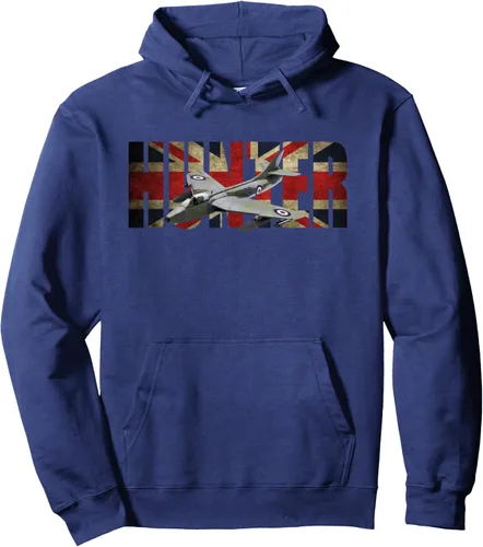 Vista 6 de RAF Hawker Hunter Jet Fighter Plane Pullover Hoodie