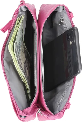 Vista 2 de Mundi Brady RFID - Bolso cruzado para teléfono celular para mujer