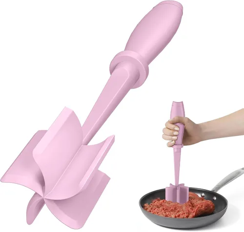 Vista 16 de Picadora de carne, mejora la picadora de hamburguesas, picadora de carne premium resistente al calor para carne molida de res, carne de pavo molida