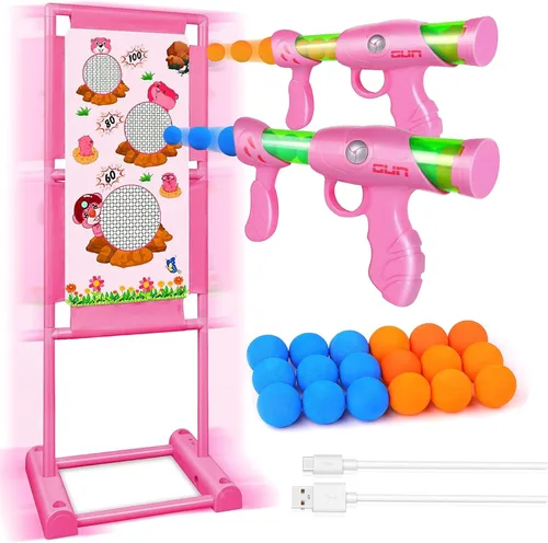 Vista 11 de Pistola de juguete para niños de 5, 6, 7, 8, 9, 10, 11, 12 años, el mejor regalo de cumpleaños para niños con objetivo de disparo en movimiento, 2