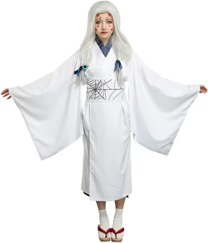 Vista 3 de miccostumes Kimono de disfraz de hermana mayor para mujer