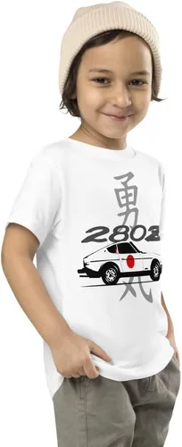 Vista 2 de 1977 Datsun 280z JDM Classic Cars Japanese Custom Car Club Camiseta de manga corta para niños pequeños