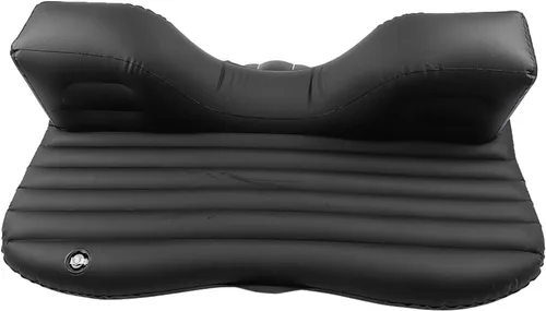 Vista 4 de Cama inflable para coche, asiento trasero, colchón de aire para descanso, sueño, viajes, campamento (negro)