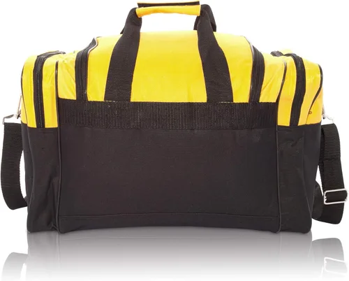 Vista 4 de Bolsa de lona, de DALIX, para el gimnasio, para viajar, 17 pulgadas