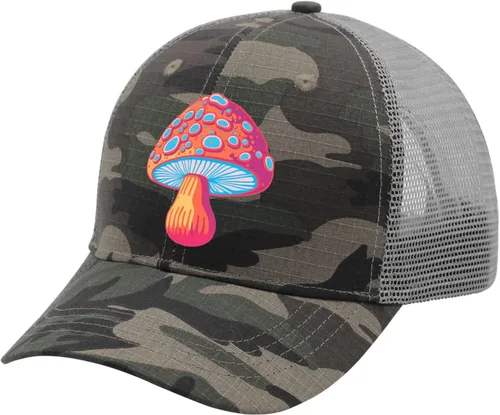 Vista 2 de devor Hats Mushroom Dad Hat for Men Graphic Dad Hat Adjustable