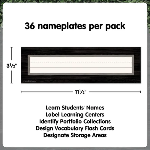 Vista 4 de Placas planas modernas para nombre de granja