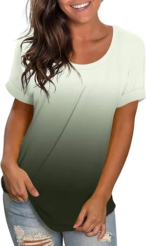 Vista 2 de Womens V Neck Tops,Tech Stretch Women Tops Loose Party Basic Top Blouse Long Sleeve Tunic Shirt Women