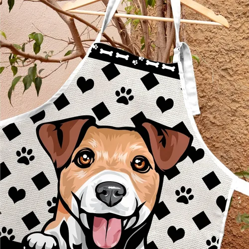 Vista 6 de Delantal de lunares para perro personalizado Lindo perro Rhodesian Ridgeback, RHODESIAN RIDGEBACK