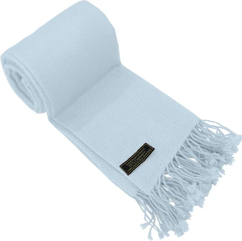 Vista 8 de CJ Apparel 100% Cashmere Shawls Shawl Scarf Wrap Stole Scarves Wraps Stoles Azul bebé
