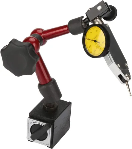 Vista 6 de Maxmartt Indicador de prueba de dial, soporte de base de soporte magnético flexible y fuerte + indicador de prueba de dial de palanca