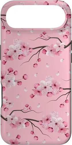 Vista 27 de Japanese Cherry Blossom Floral Flower Pattern Pastel Pink Case for iPhone 17