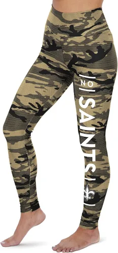 Vista 148 de Zubaz NFL Mallas para mujer de longitud completa de cintura alta básica 1.0