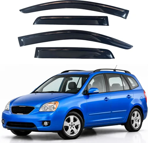 Vista 227 de Visera de ventana IG para Ford Focus Sedán y Hatchback 2012-2018, Protector de ventana lateral para lluvia y viento estilo Mugen, extra duradero