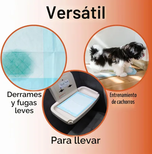 Vista 6 de Caring Almohadillas desechables de 23 x 36 pulgadas, almohadillas de cama de absorción moderada, almohadillas para portabrocas para cachorros