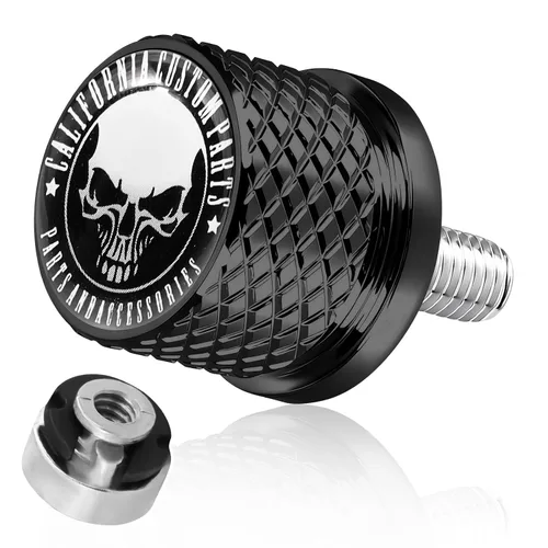 Vista 10 de GUAIMI Tornillo de perno de asiento de guardabarros moleteado inoxidable de 1/4 "-20 roscas compatible con Harley 1996-2026 Sportster Touring