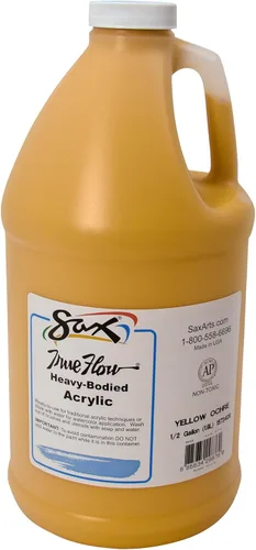 Vista 9 de Sax True Flow - Pintura acrílica de cuerpo pesado, 1/2 galón, juego de 6, varios