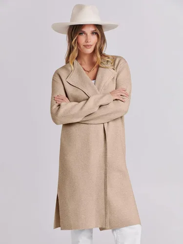 Vista 7 de ANRABESS Chaqueta casual de manga larga para mujer, con parte delantera abierta, suéter de punto largo
