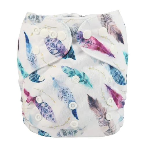 Vista 32 de Pañal de bolsillo para bebé, reutilizable, lavable, 8 libras a 36 libras (flecha)