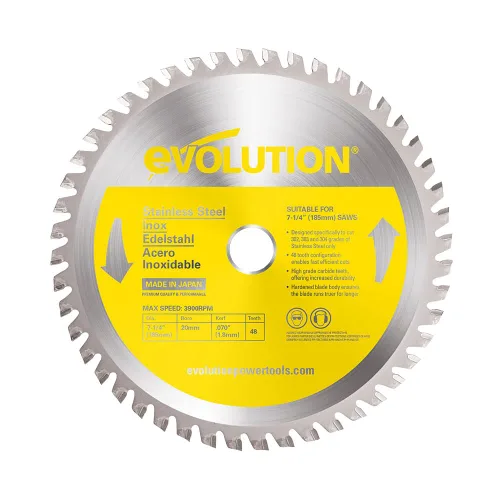 Vista 18 de Evolution Power Tools 5-3/8BLADEST Hoja de sierra de corte de acero, 5-3/8 pulgadas x 30 dientes