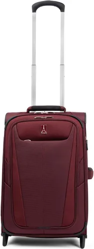 Vista 7 de Travelpro Maxlite 5 Softside - Equipaje vertical expandible de 2 ruedas, maleta ligera, para hombres y mujeres, Borgoña