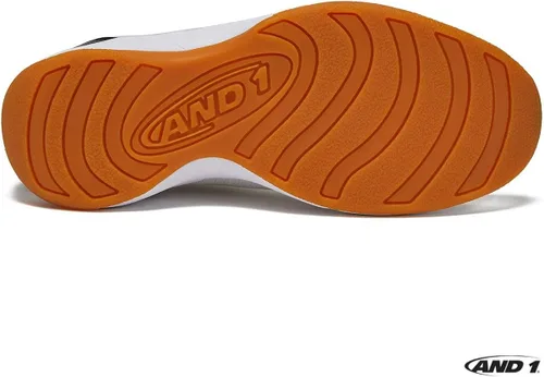 Vista 5 de AND1 Too Chillin - Zapatos sin cordones para hombre, zapatos de baloncesto retro fuera de la cancha para hombre, talla 7-16, negro, blanco, azul