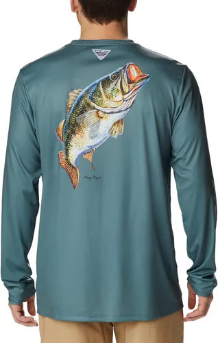 Vista 2 de Columbia Terminal Tackle PFG Carey Chen de manga larga para hombre