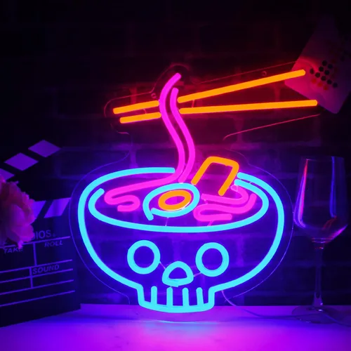 Vista 14 de Letrero de neón de plátano bailarín, luz de neón de plátano, letrero con luz LED para decoración de pared, regulable para arte de pared