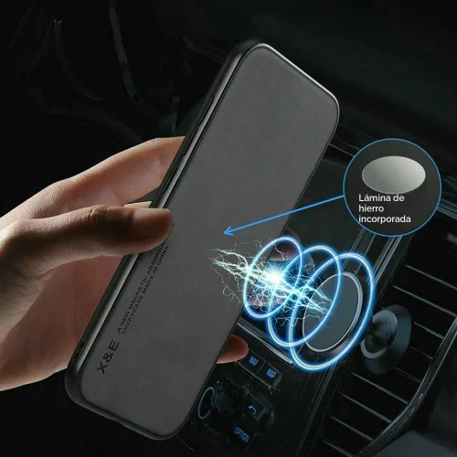 Vista 2 de Kepuch Funda Silklike para Xiaomi Poco X5 Pro 5G/Redmi Note 12 Pro Speed - Cubierta Parachoques Placa De Metal Incorporada Para Xiaomi Poco X5 Pro