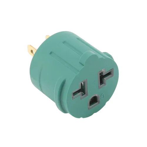 Vista 5 de Adaptador de Enchufe Nema de 15 Amperios a 20 Amperios Certificado NEMA 5-15P a 5-15/20R +6-15/20R (Combinación 20Amp T Blade) Enchufe Doméstico