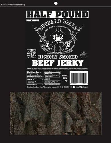 Vista 6 de Buffalo Bills Cecina de Carne de Hickory Premium 20 unidades envueltas (20 tiras por envase)