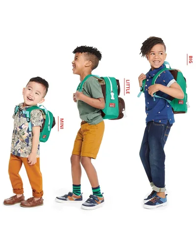 Vista 5 de Skip Hop - Mochila para preescolar colección Zoo para niños pequeños de 3 a 4 años diseño de pug