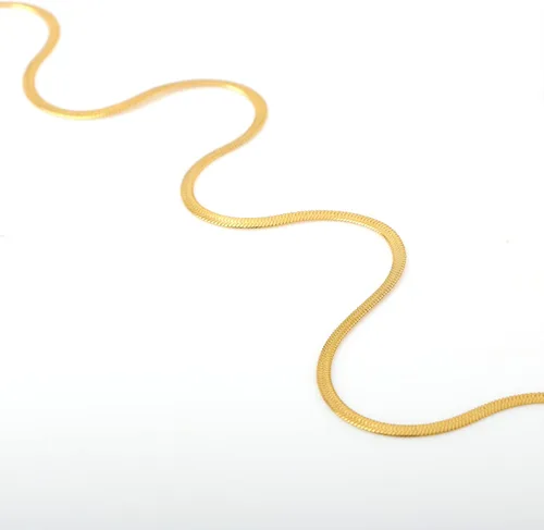 Vista 7 de JoycuFF Collar de oro para mujer, delicado collar de gargantilla en capas para mujer, caja de clip de serpiente, cuerda Figaro, collar de cadena