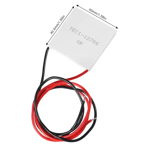 Vista 5 de 4PCS TEC1-12706 Refrigerador Termoeléctrico TEC1-12706 Semiconductor Refrigeración Tablets 12V 6A Disipador de calor 40x40MM