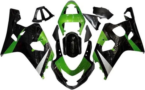 Vista 35 de Kit de carenado para Suzuki GSXR600 GSXR750 K4 2004 2005, carenados de inyección de plástico ABS, kit de carrocería BodyKit-Negro Strong & Durable