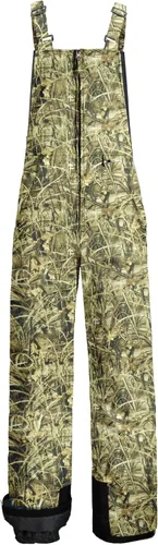 Vista 13 de GEMYSE Overol con peto de esquí impermeable aislado para hombre, pantalones de snowboard de invierno Negro