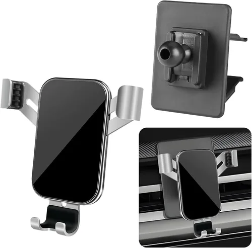 Vista 8 de Soporte para teléfono de coche para Hyundai Santa Fe 2018 2017 2016 2015 2014 2013 Auto Interior Accesorios Mejor Teléfonos Celulares Montaje