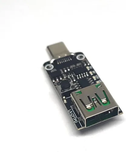Vista 6 de 1 unids USB-C PD QC DC5V 9V 12V 15V 20V voltaje ajustable módulo de disparador de potencia 5A Tipo-C entrada macho