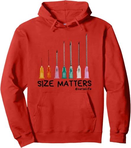 Vista 12 de Needle Size Matters Sudadera con capucha divertida de enfermería CNA Nurse Life, Negro