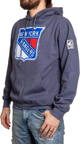 Vista 2 de Calhoun NHL Surf & Skate - Sudadera con capucha unisex con parche deshilachado de gofres – The Coastal Collection
