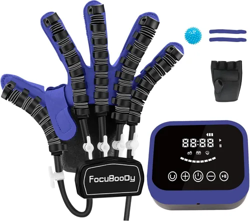 Vista 11 de Guantes robot de rehabilitación de manos FocuBoody Equipo de entrenamiento de dedos de movilidad para hemiplejia, accidente cerebrovascular