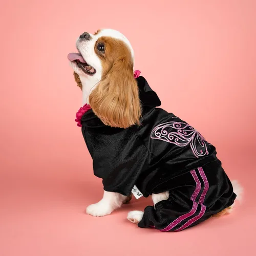 Vista 3 de Doggy Parton Traje deportivo Sparkle Butterfly - M