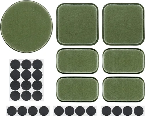 Vista 19 de Universal Airsoft Helmet Pads, Tactical Helmet Replacement Foam Padding Kits Bicycle Accessories Mats for Fast Mich CS ACH FMA USMC PASGT