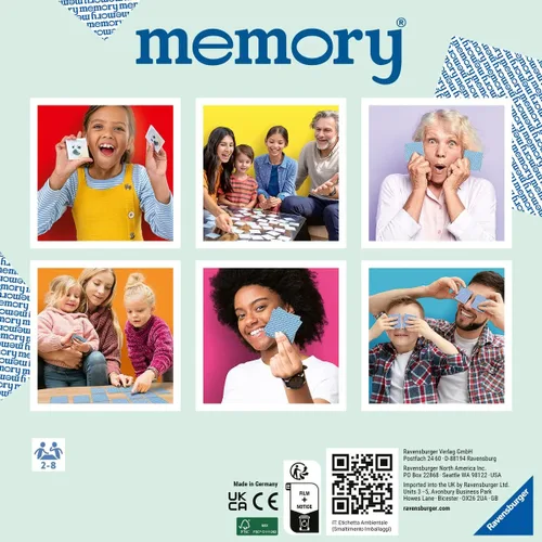 Vista 2 de Ravensburger Animal Babies Memory Game - Juego de emparejamiento de imágenes atractivo para niños Mejora el enfoque y las habilidades de memoria