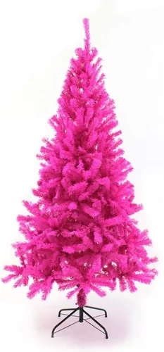 Vista 6 de Perfect Holiday Árbol de Navidad de pino canadiense negro de 4 pies 291 puntas, diámetro 30 pulgadas Incluye soporte de metal (PVC-4BLK)