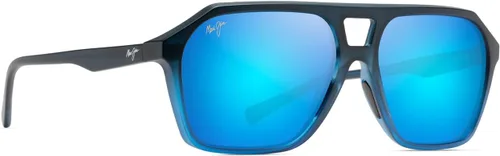 Vista 19 de Maui Jim Gafas de sol polarizadas estilo aviador para hombre