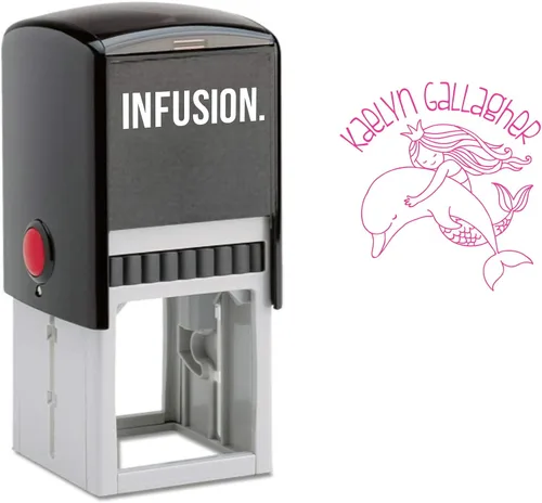 Vista 14 de Infusion Sello con nombre de niño autoentintado para niños (Bee Great)