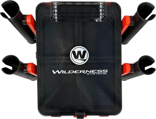 Vista 3 de Wilderness Systems - Caja para kayak, 4 soportes de caña, almacenamiento para kayak, se adapta a la mayoría de kayaks