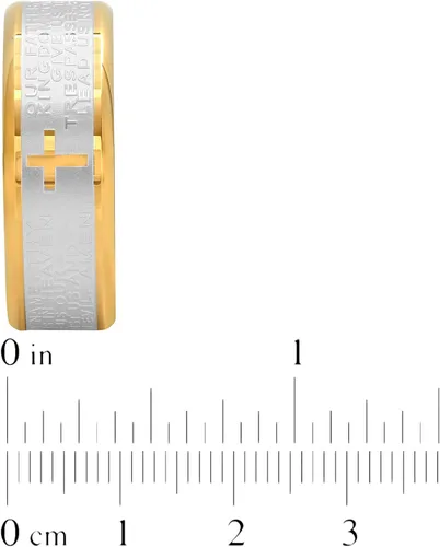 Vista 3 de Colección premium y elegante anillos de boda de acero inoxidable para hombre, elección