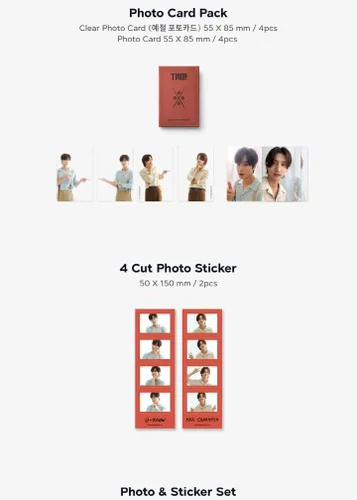 Vista 6 de SM Ent 2023 Season's Greetings Package+Calendario de escritorio+diario de tapa dura+Sobre+Postal+Póster plegable en paquete+Pegatina+Mini
